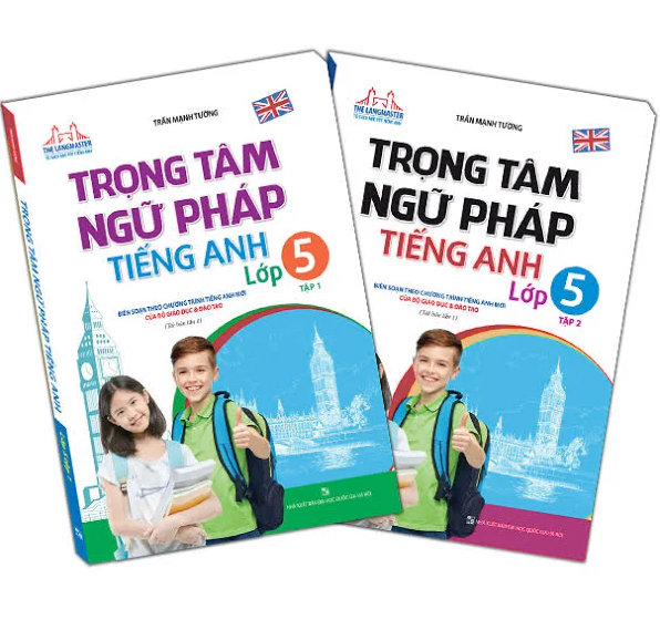 Combo 2 cuốn Trọng Tâm ngữ pháp tiếng anh lớp 5