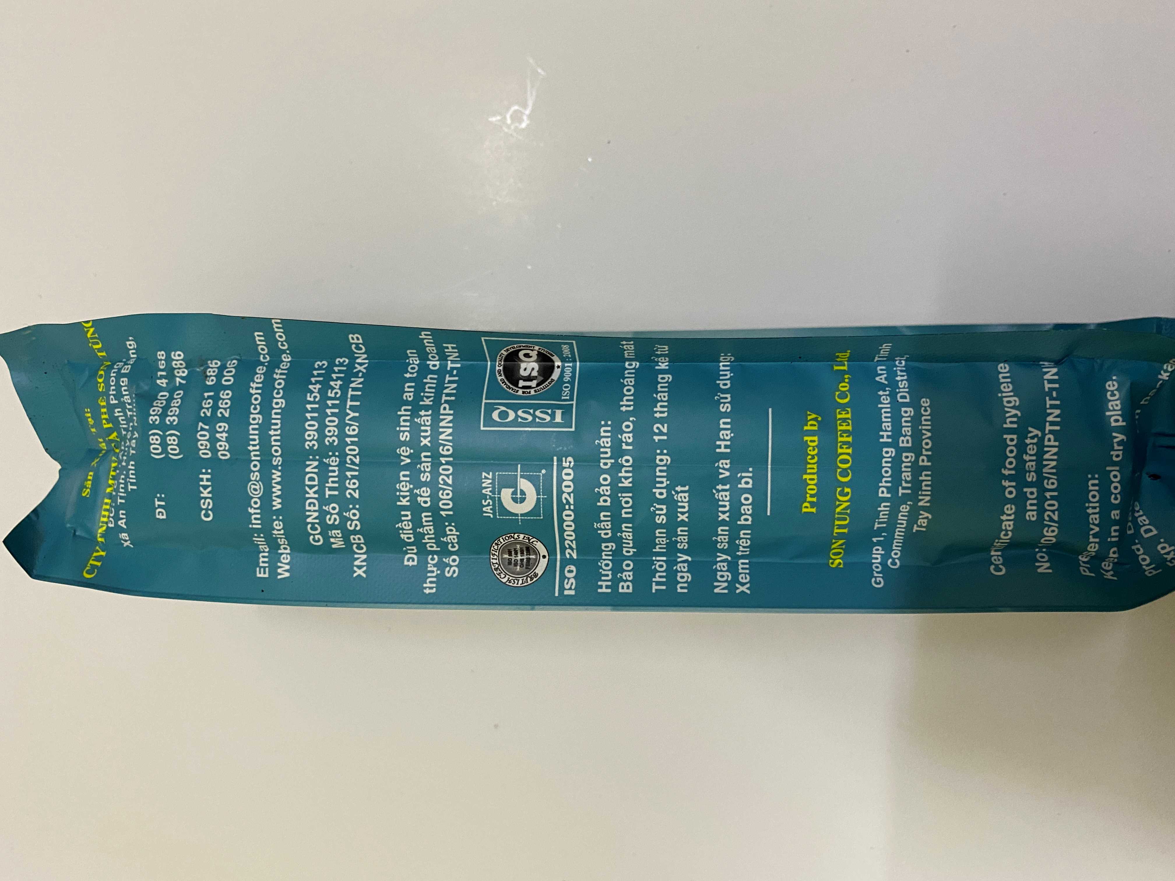CÀ PHÊ SƠN TÙNG XANH  SỐ 2 - SỐ 4 (500g)