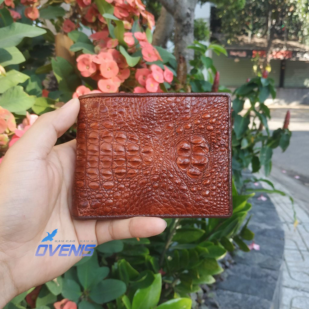 [FREE SHIP] Ví da cá sấu nam. 100% da thật