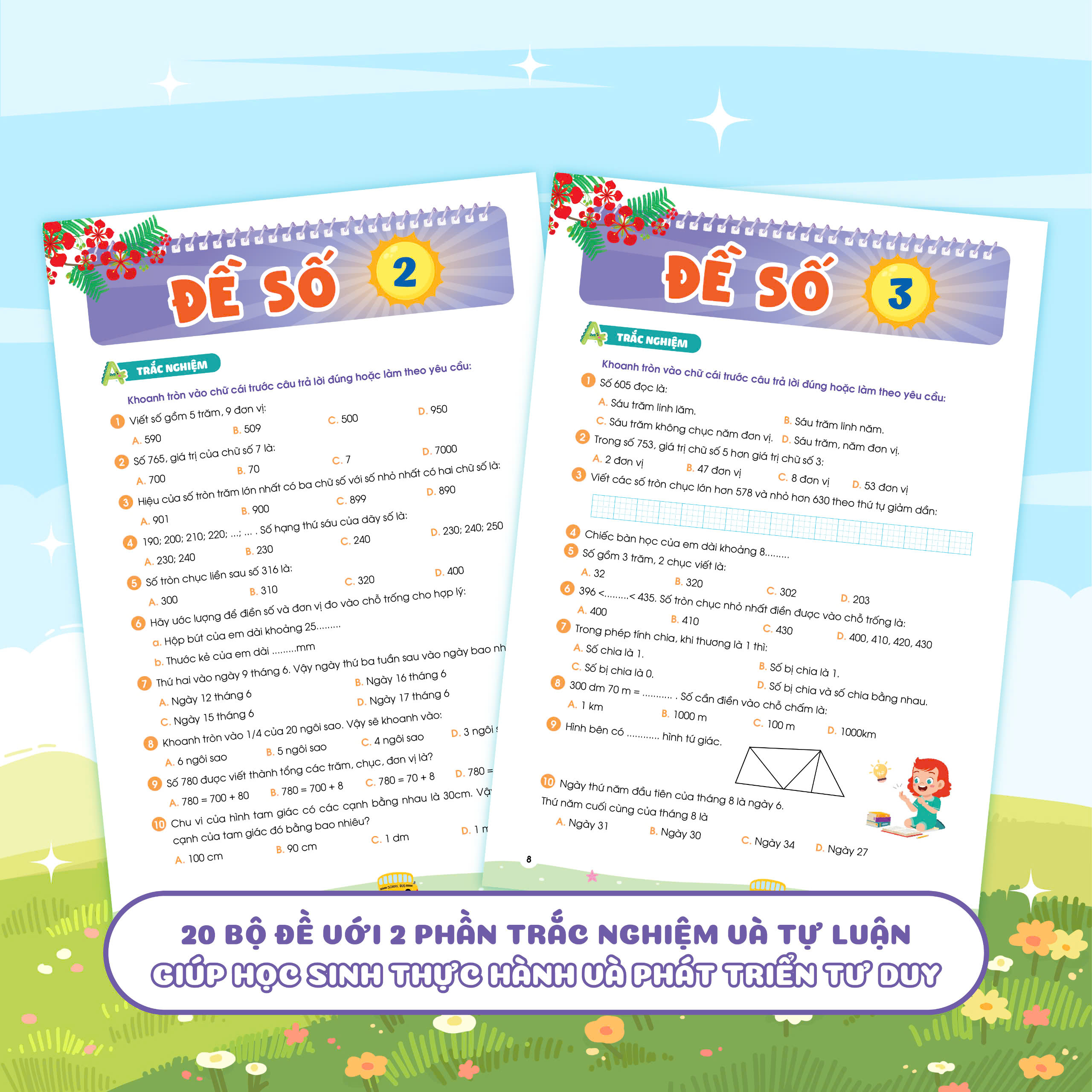 Sách Combo Phiếu ôn hè Toán và Tiếng Việt Lớp 2