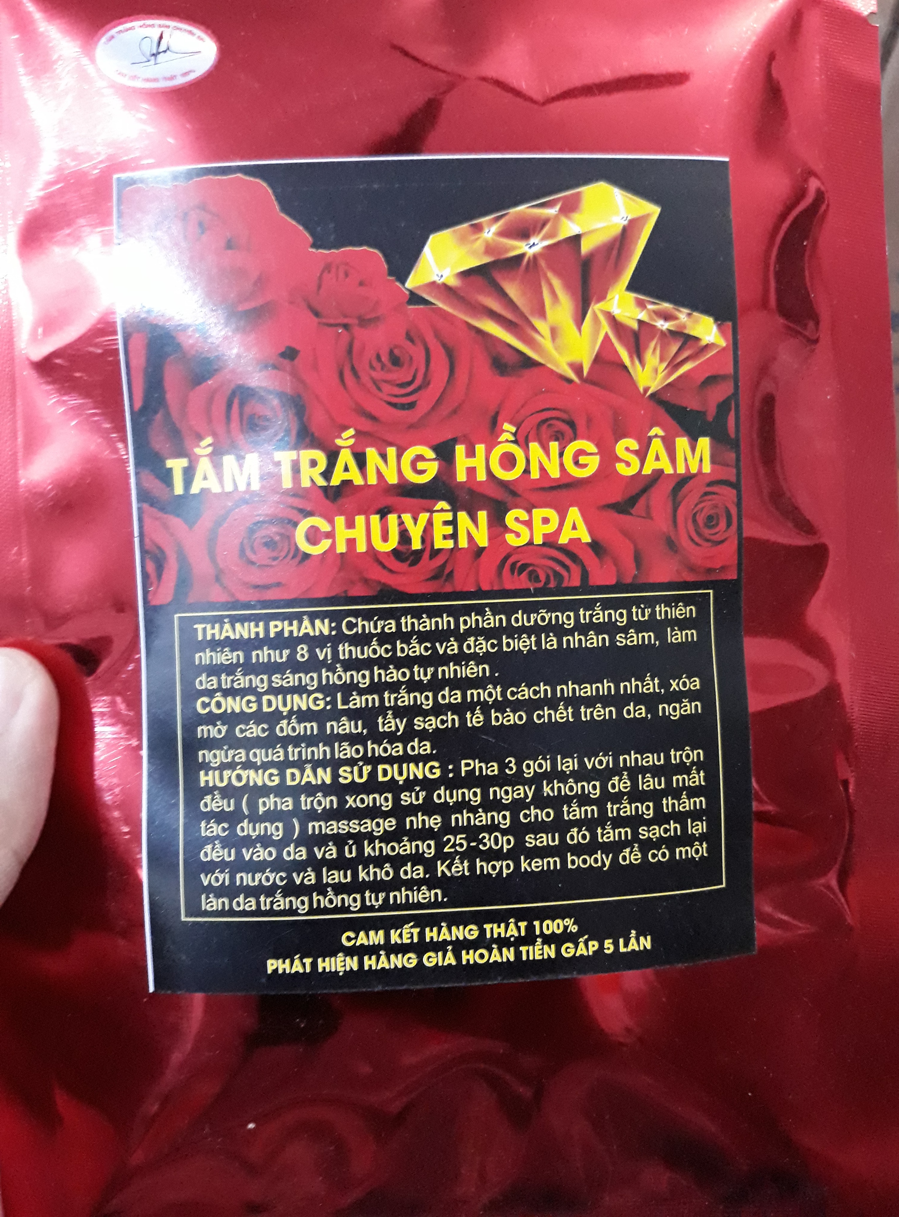 combo 3 gói hồng xâm