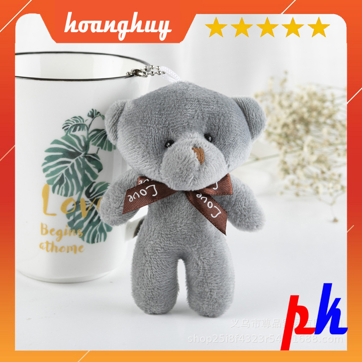 Móc khóa gấu bông kute