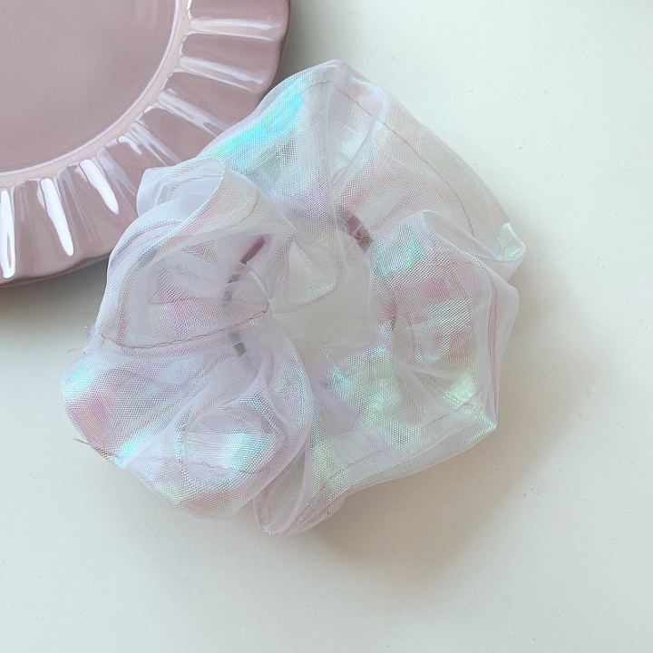 [HCM]Cột Tóc Bèo Scrunchies vải von Dạ Quang Size Nhỏ