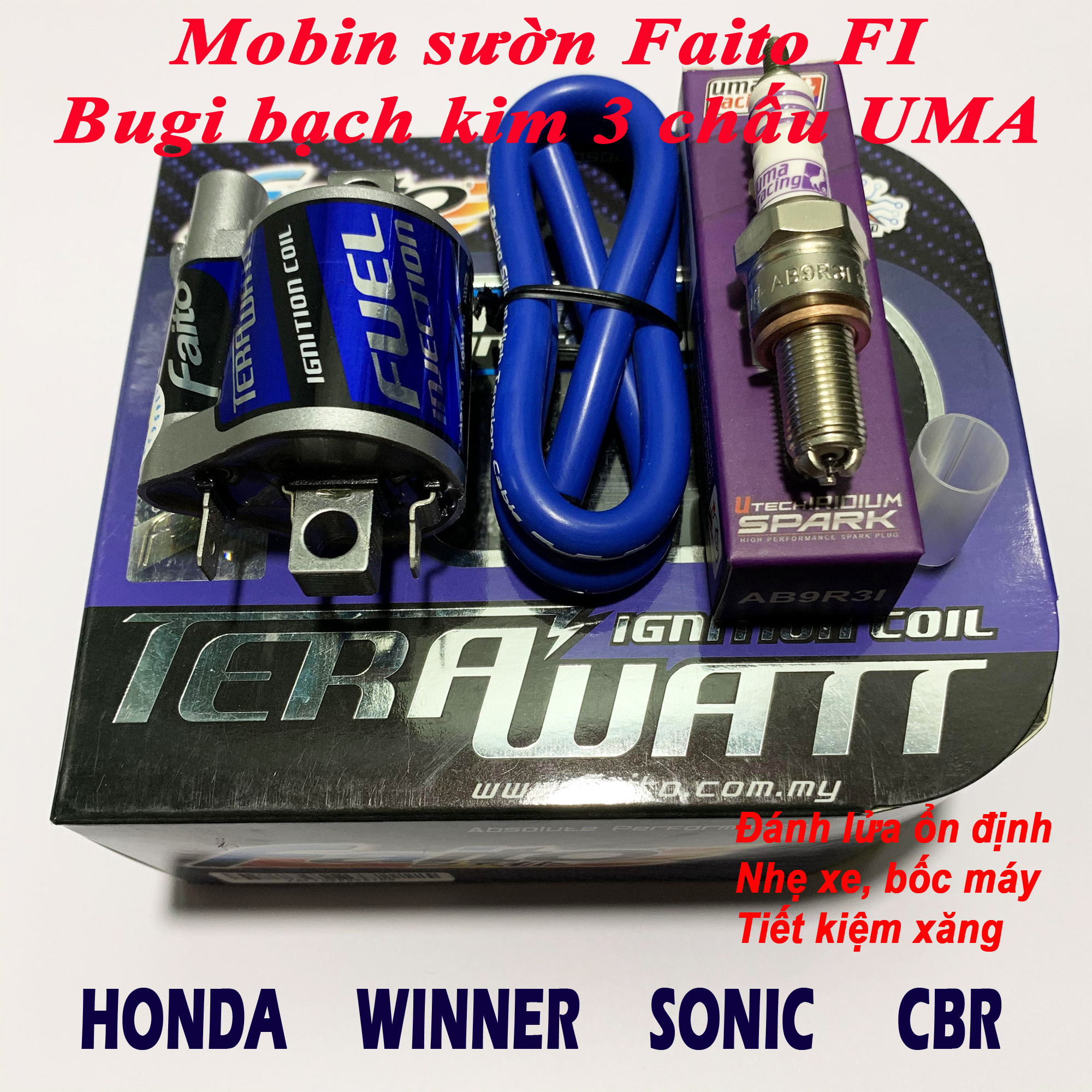 Combo Mobin Faito và Bugi Uma cho Winner Sonic CBR