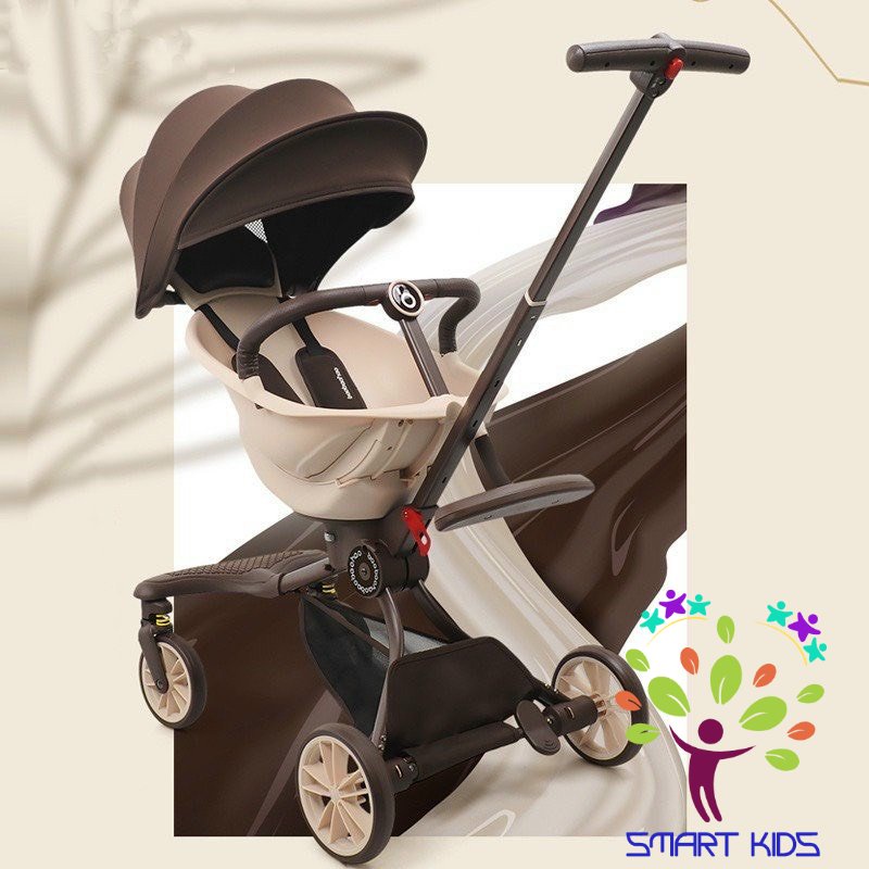 Xe đẩy gấp gọn cho bé V7 Baobaohao 2 chiều cho bé