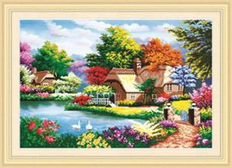 [HCM]Tranh Đính Đá Phong Cảnh 77677 Kích thước :86×60cm 