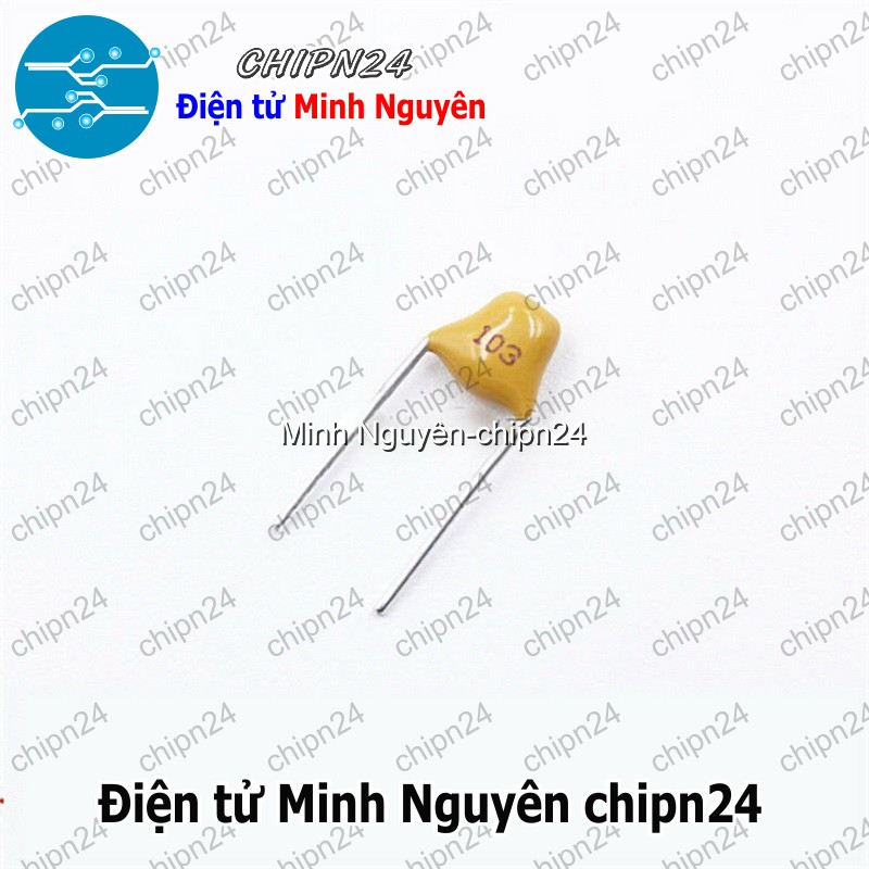 [25 con] (K259) Tụ Tantalum Cắm 103 50V DIP (10nF) - HH003050