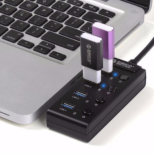 Bộ chia USB HUB 4 cổng USB 3.0 ORICO W9PH4 - Hàng phân phối