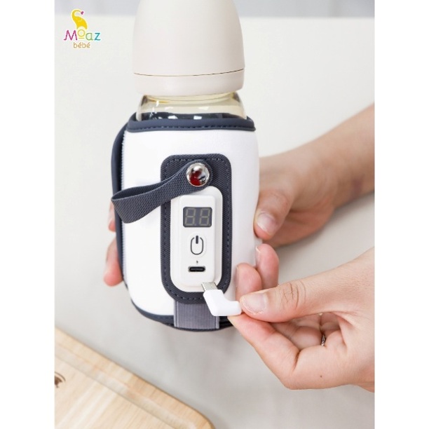 (Đơn 29K Freeship 15K) Túi ủ bình sữa MB067 Moaz BéBé MB - 067 NAM1