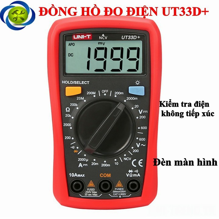 [HCM]Đồng hồ đo điện UNI-T UT33D+