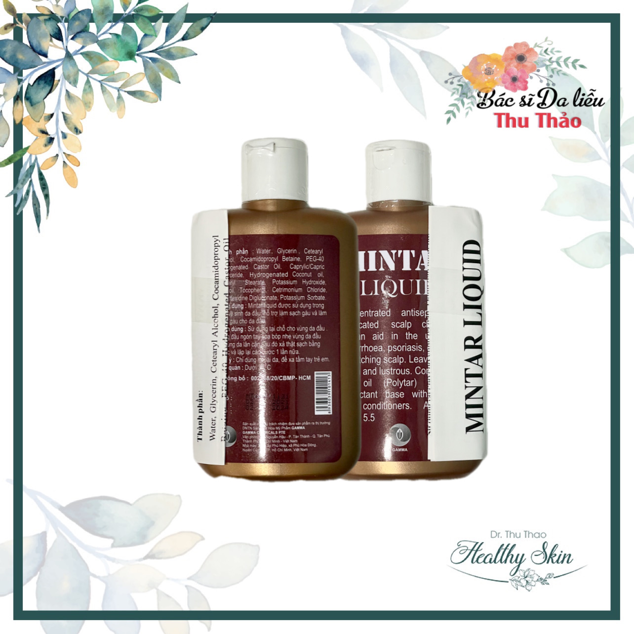 [150ML] DẦU GỘI GIẢM GÀU MINTAR LIQUID