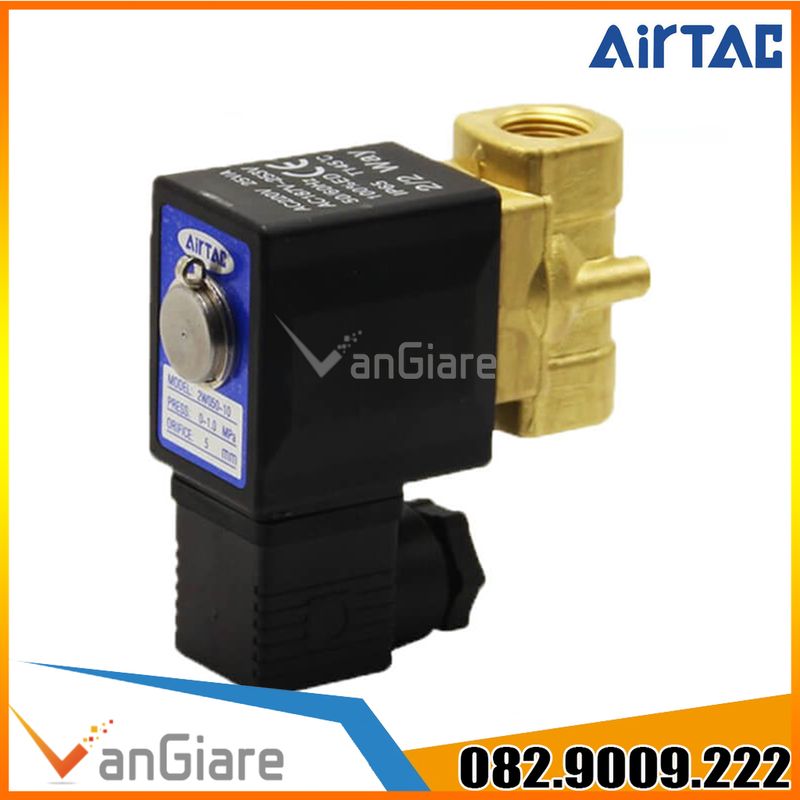 Van điện từ thường mở phi 13 Airtac 2KW030-08