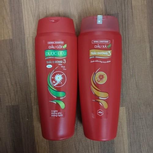 Cặp Dầu Gội , Xả Thái Dương 3 chai 200ml