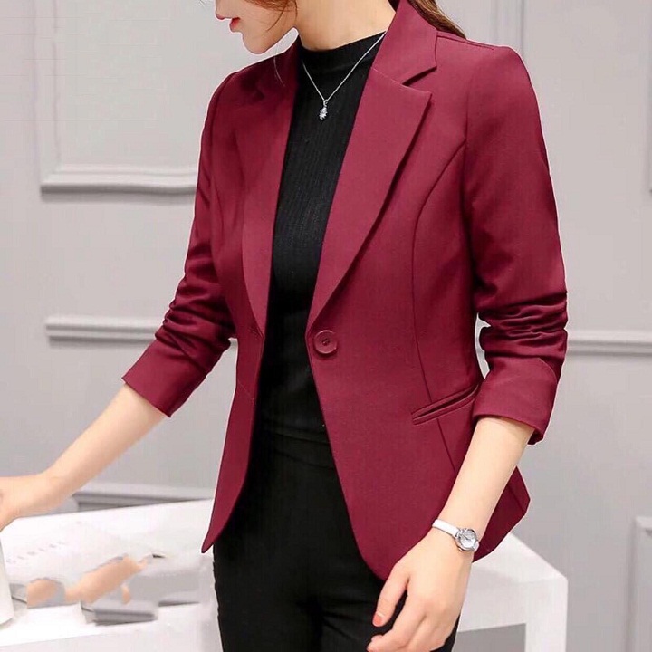Áo Vest Nữ Công Sở Tay Dài 2 Lớp TK04