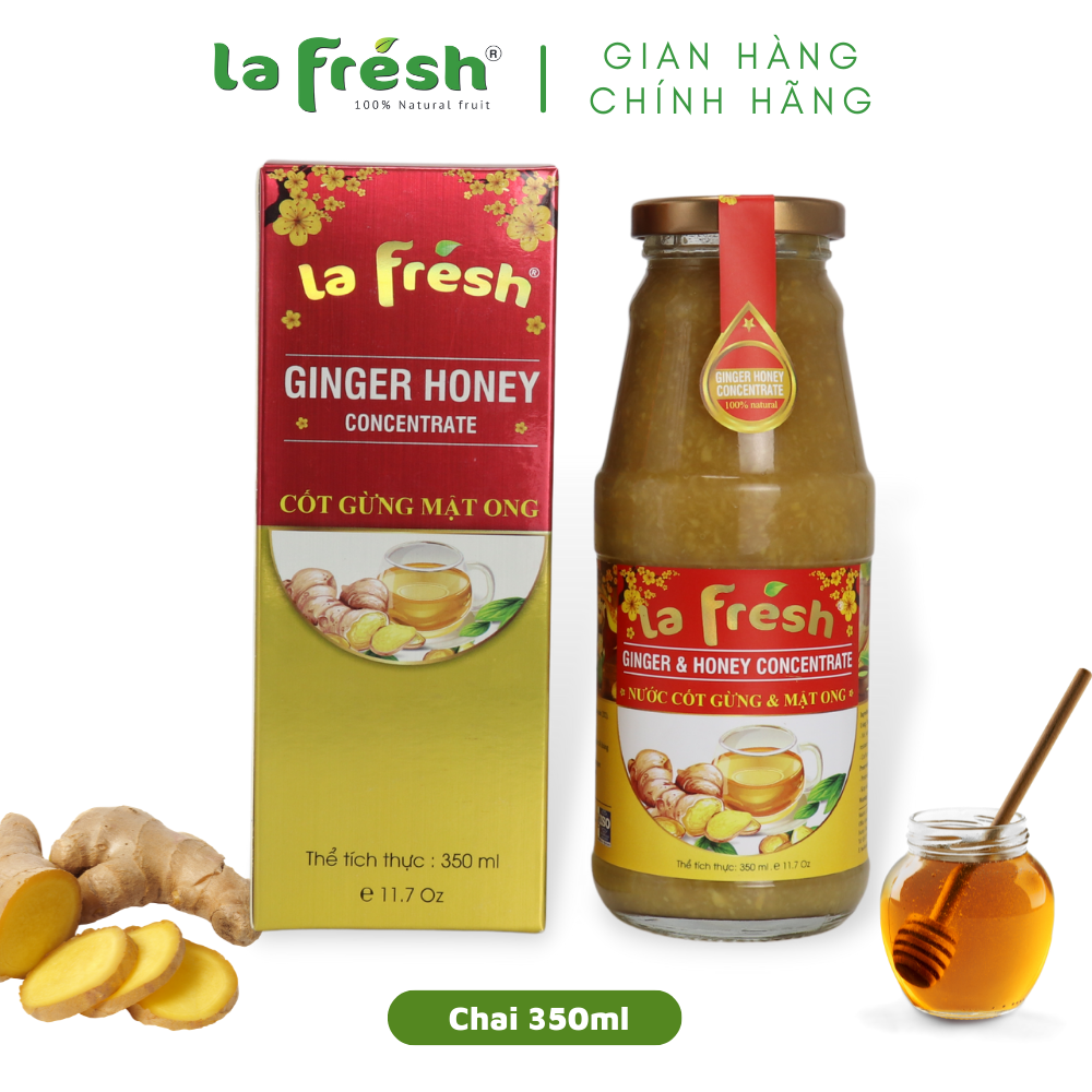 [HCM]Gừng Mật Ong Lafresh Đà Lạt 350ml