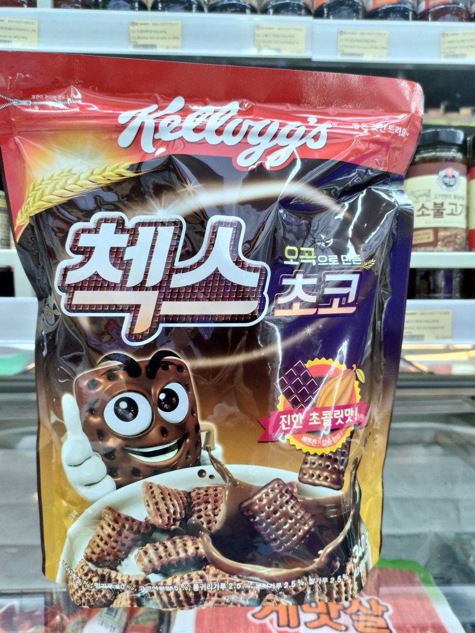 Ngũ cốc ăn sáng kellogg's choco chez 340g - 첵스 초코