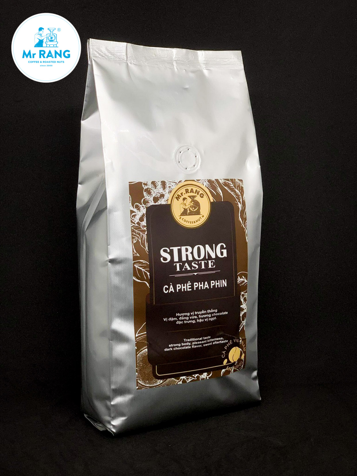 Cà phê Phin Mr Rang túi bạc 500g