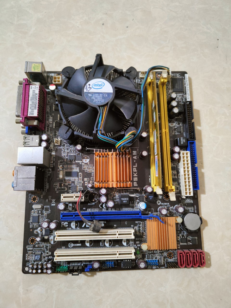 main G31 P5KPL-AM chạy ram ddr2