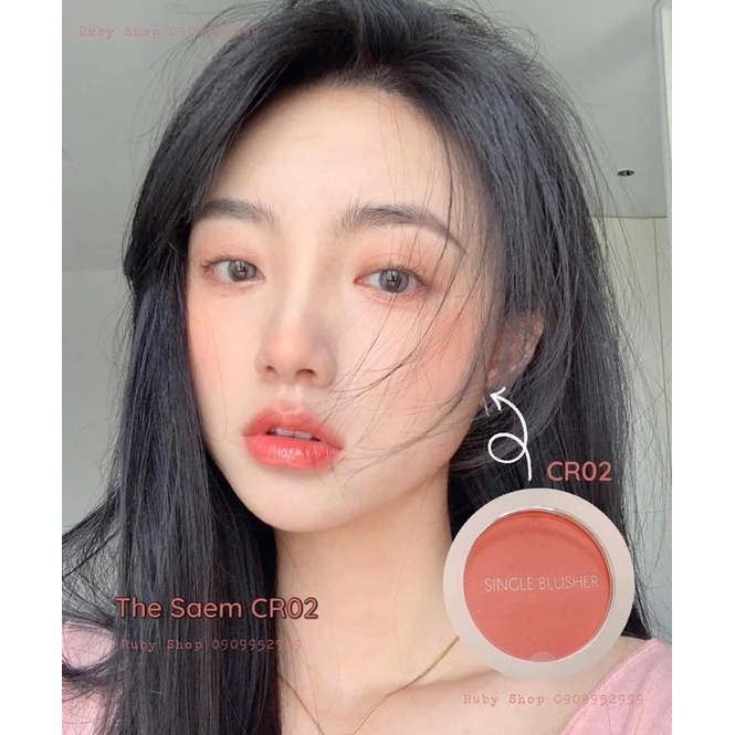 Phấn Má Xinh Xắn The Saem Single Blusher 5g