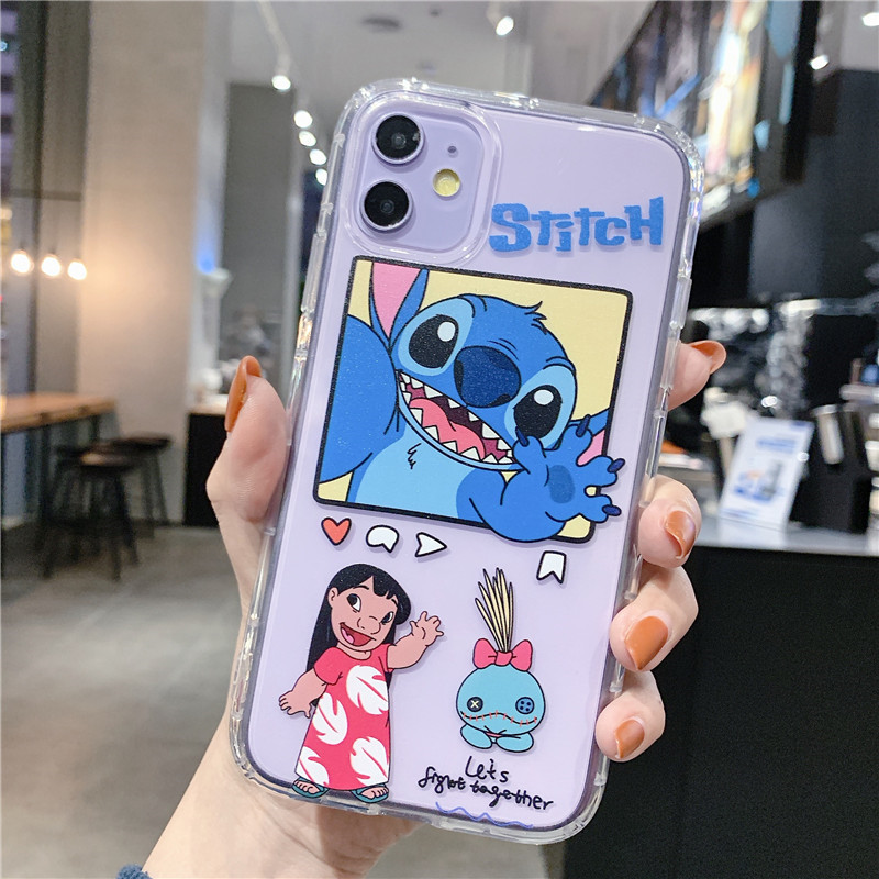 Ốp Lưng Silicon Chống Sốc Stitch