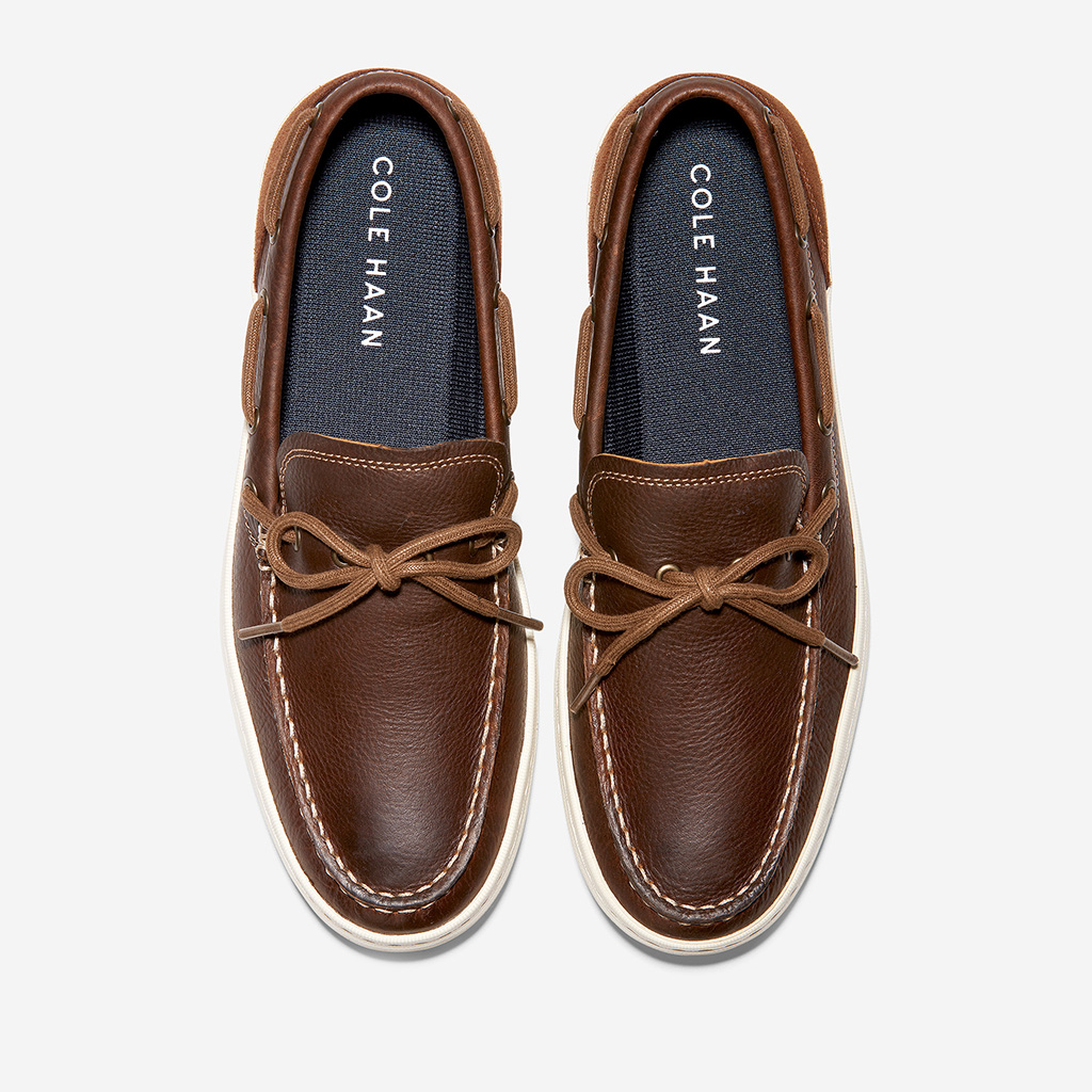 [FreeshipMAX] Giày Cole Haan Nantucket Deck Camp Moc Loafer – Nâu gỗ