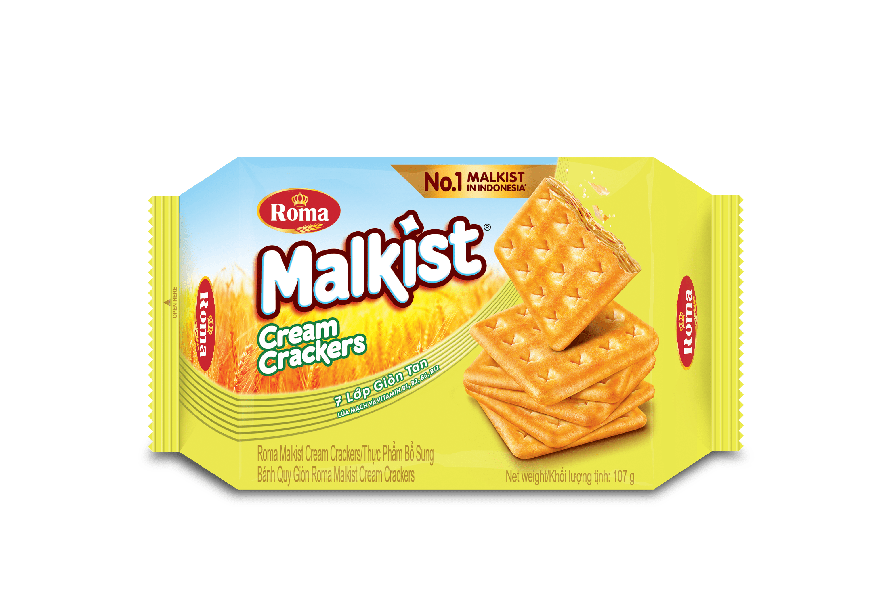 BÁNH MALKIST CREAM CRACKERS 107G