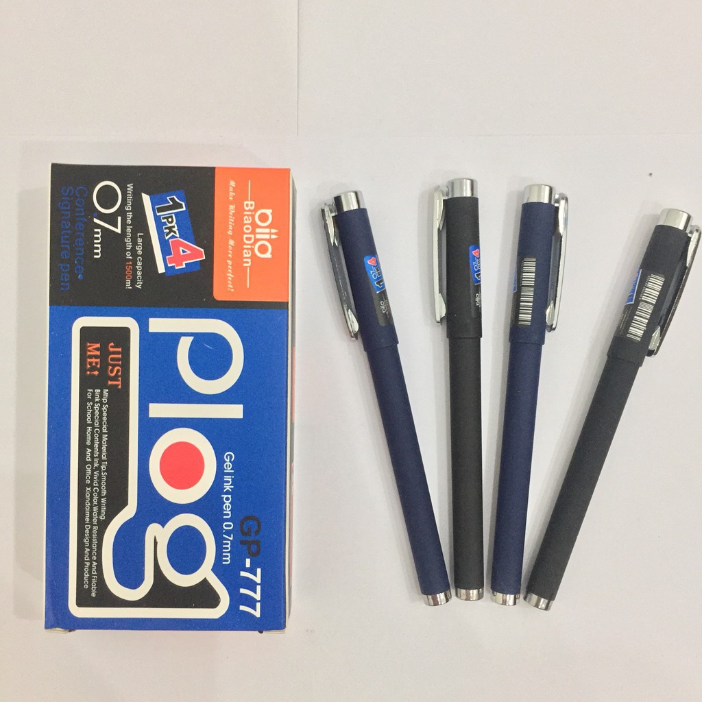 Combo 5 bút ký gp777 mực xanh ngòi 0.7mm