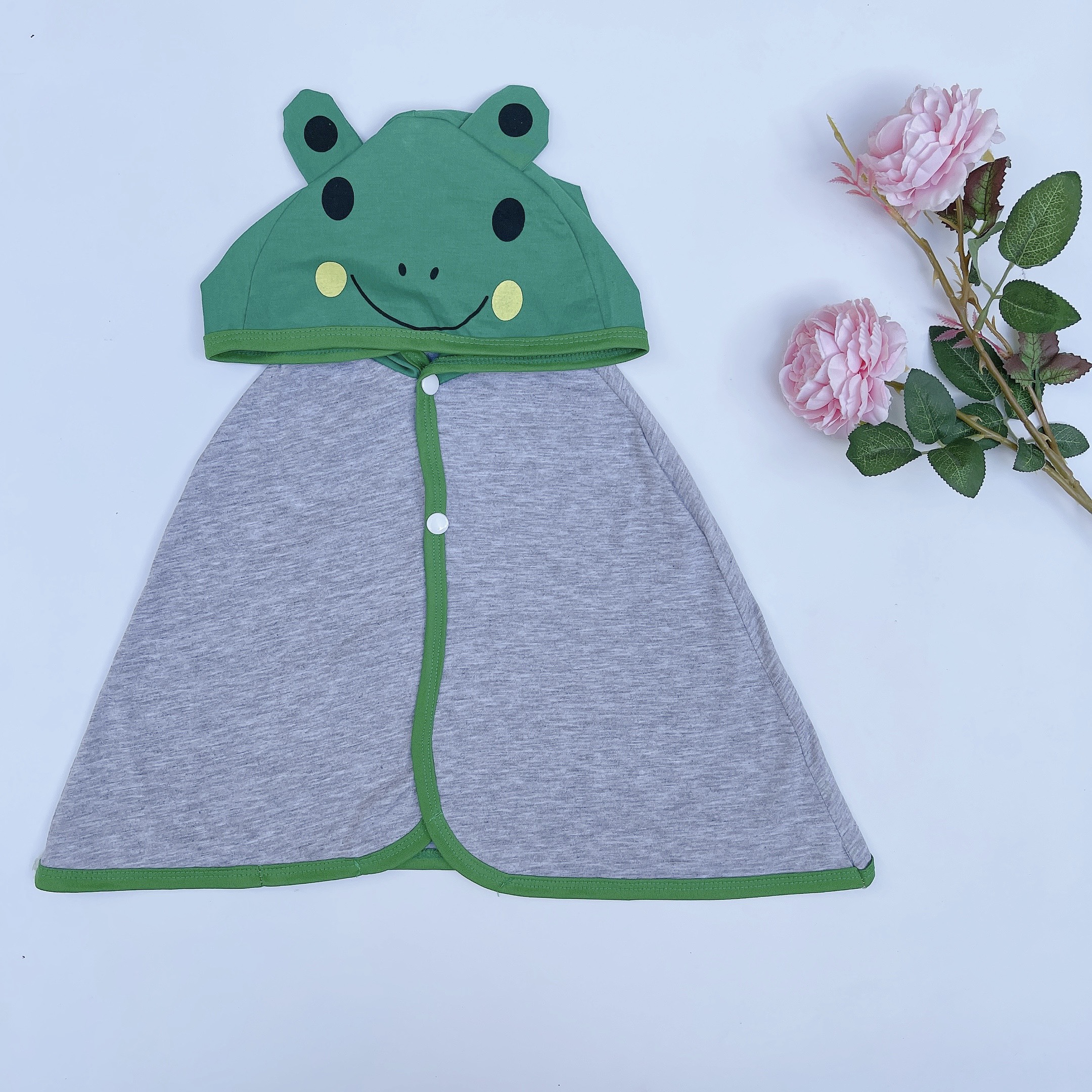 Áo choàng hình thú chống nắng cho bé, vải cotton cao cấp mềm mịn - A10