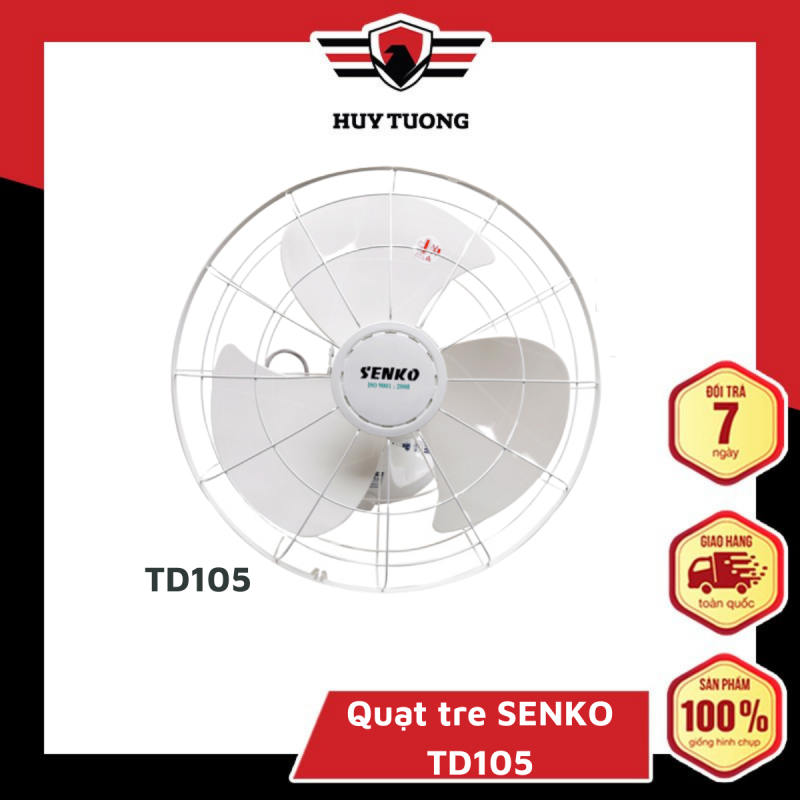 Bảng giá Quạt Đảo trần Senko ( BH động cơ 1 năm ) TD105 - Huy Tưởng