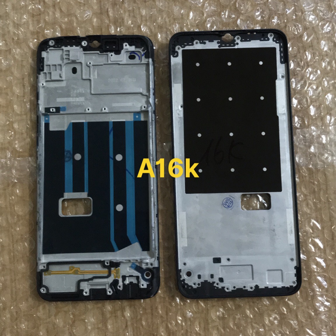khung xương / sườn đỡ màn OPPO A16K zin