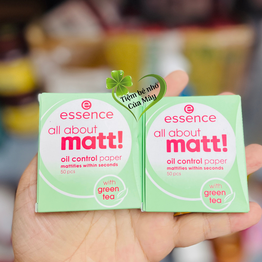 Giấy thấm dầu da mặt Essence Matt Oil Control Paper 50 miếng