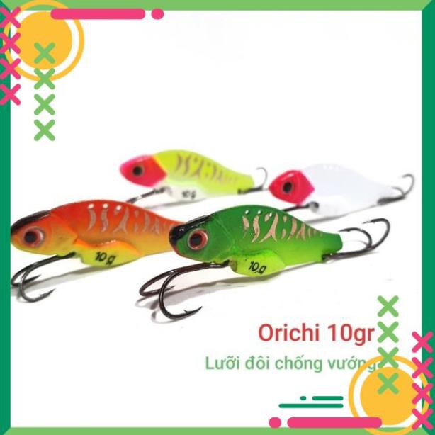 Alo xả giá rẻ cá sắt orichi - lưỡi đôi - chống vướng 10gr