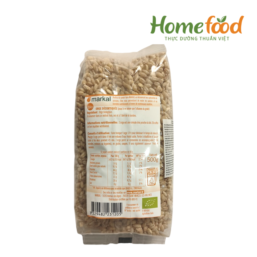 Hạt Ý Dĩ/ Hạt Í Dĩ hữu cơ 500gr