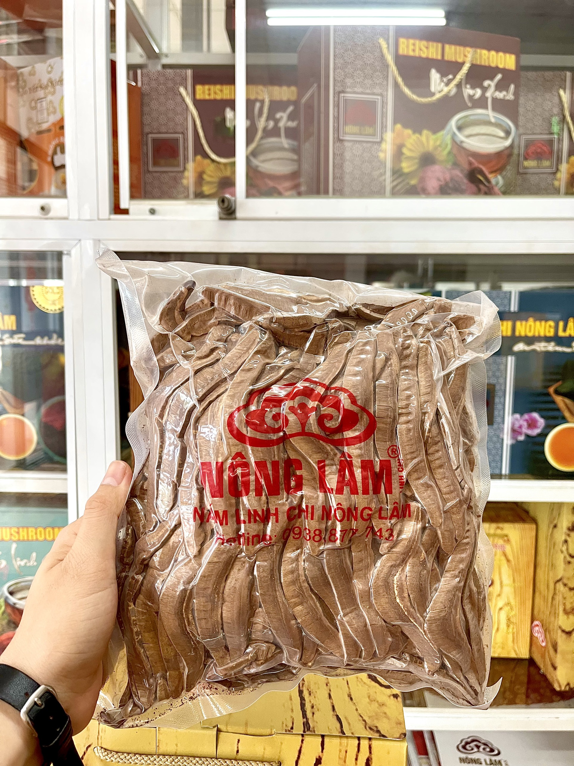 LINH CHI NÔNG LÂM THÁI LÁT 200G - LINH CHI ĐỎ