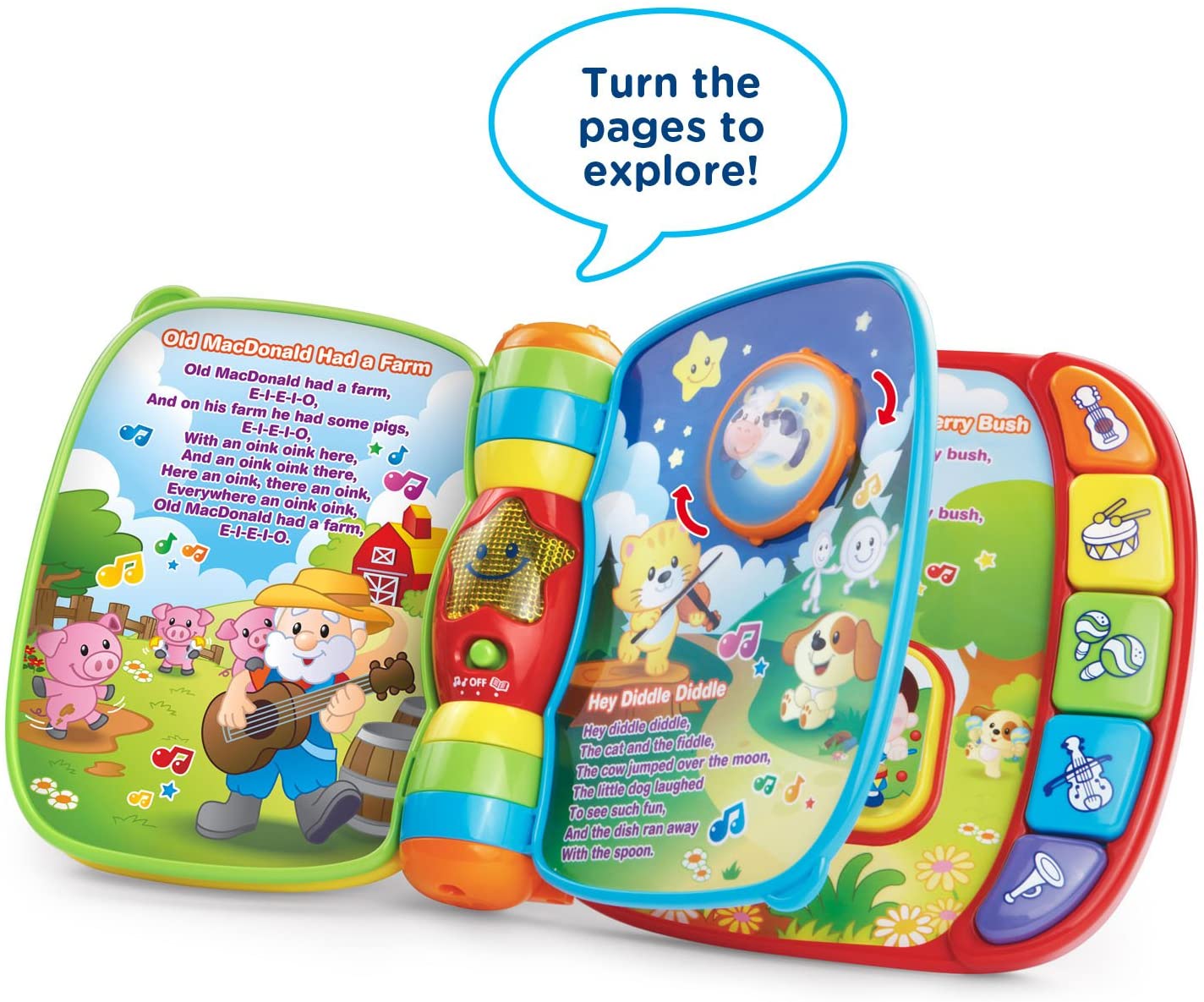 [Chính hãng] Đồ Chơi Sách Âm Nhạc Vtech Musical Rhymes Book