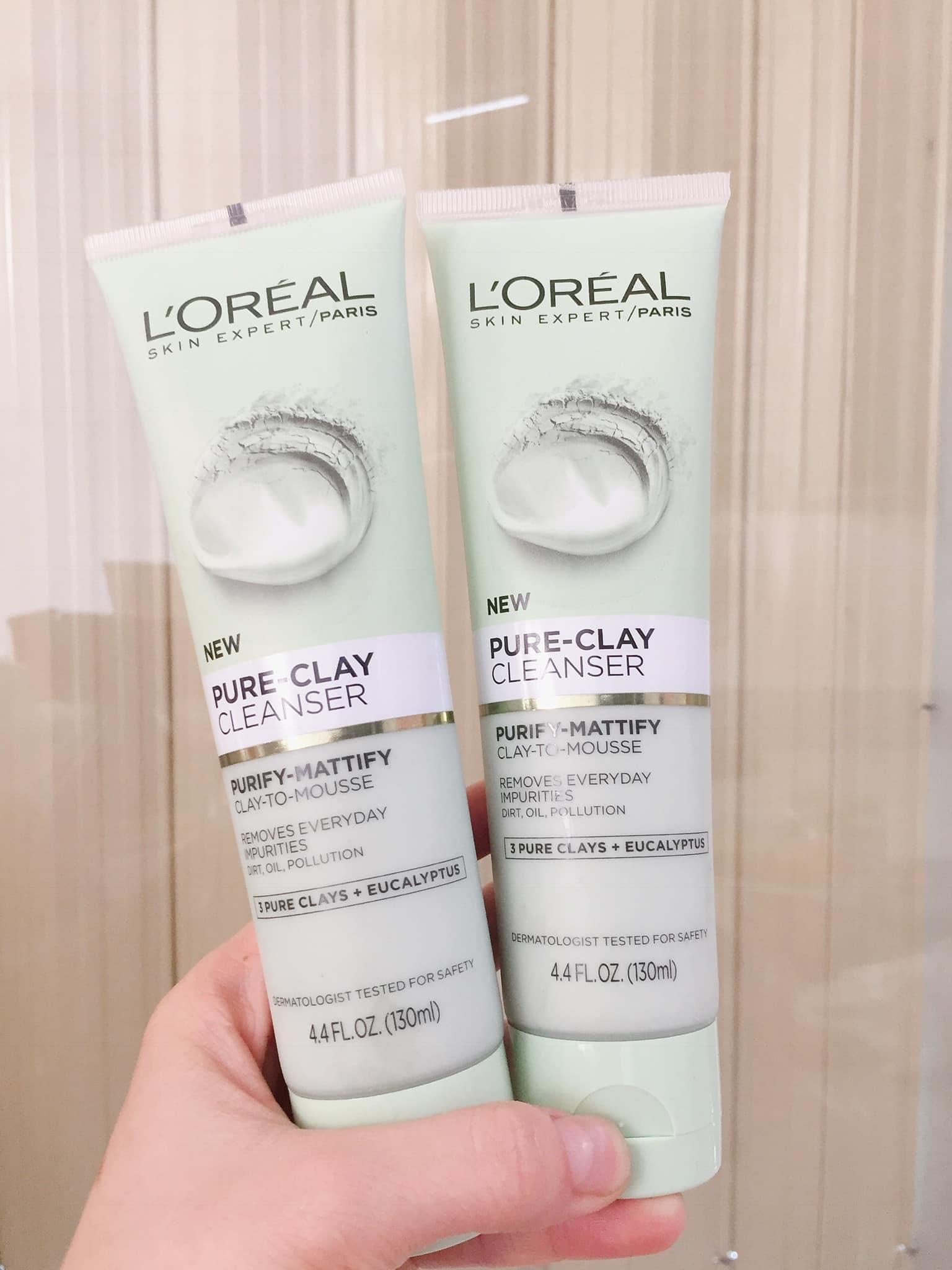 Sữa Rửa Mặt Loreal Pure Clay Cleanser