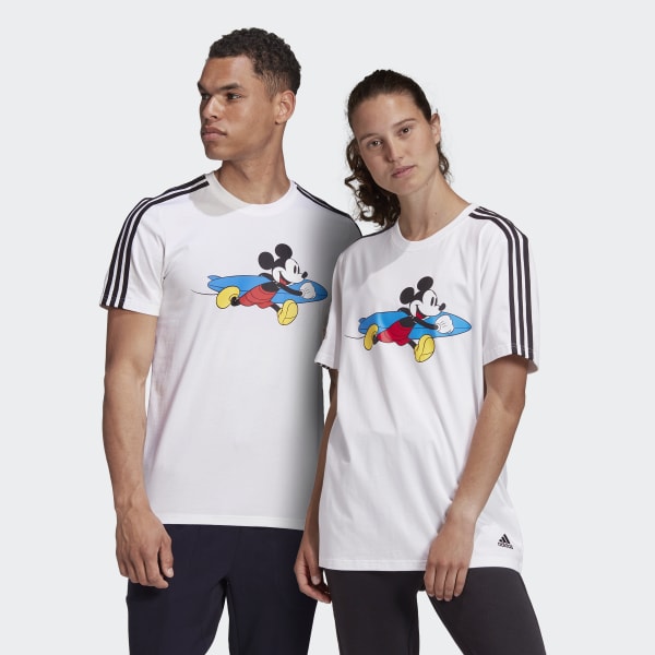 [HCM][Adidas] Áo adidas hình chuột Mickey - White