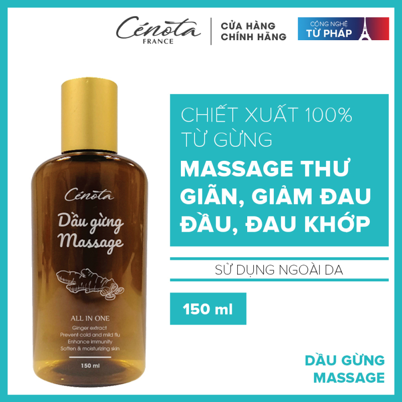 Dầu gừng massage Cenota 150ml nhập khẩu