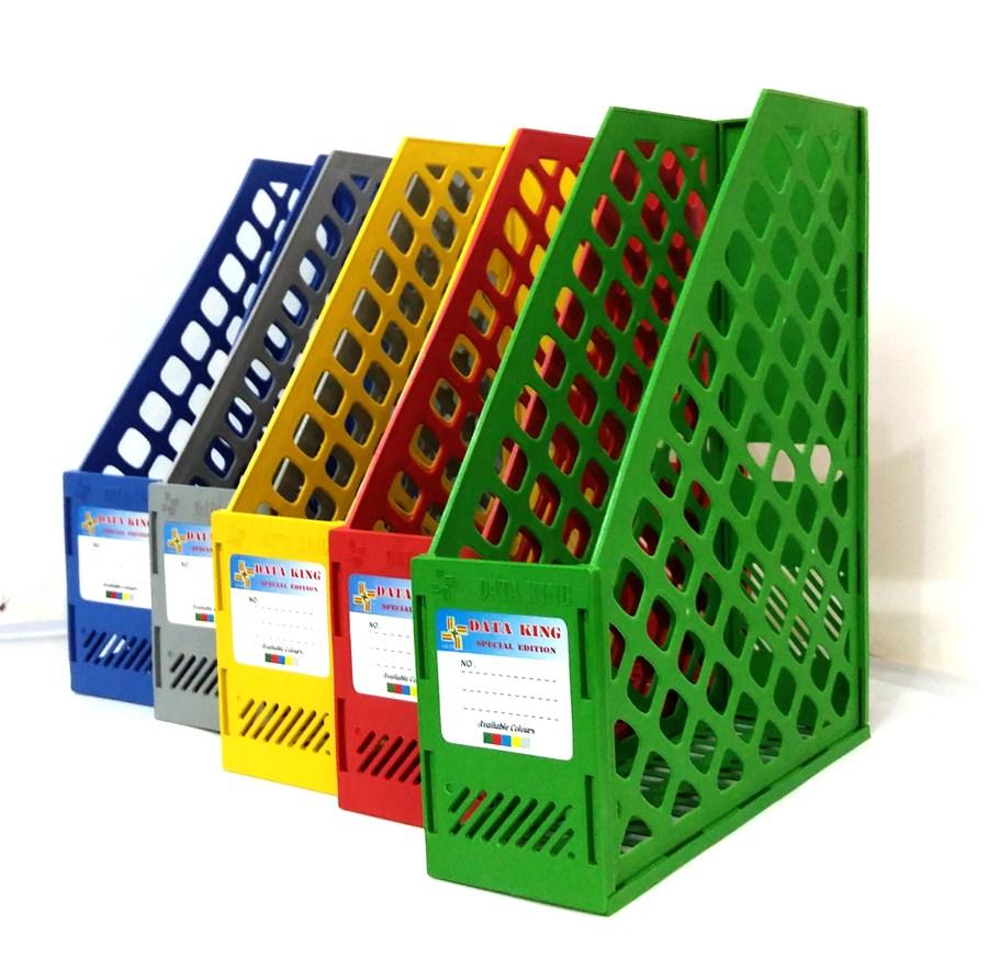 Khay đựng hồ sơ nhựa 3 ngăn ( màu xanh dương ) ( tự ráp)