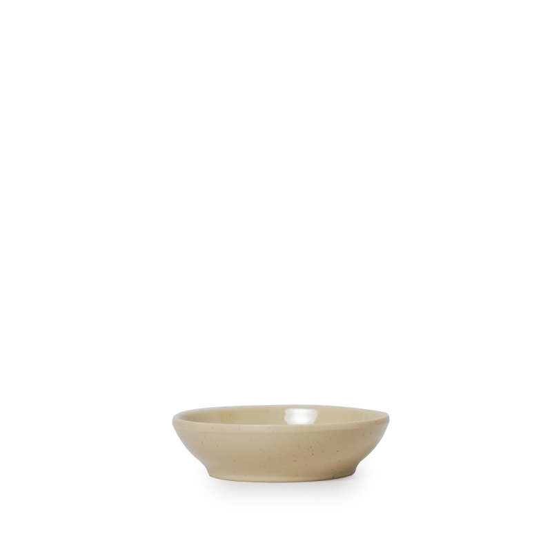 Chén đựng nước chấm tròn nhựa Melamine màu Nâu