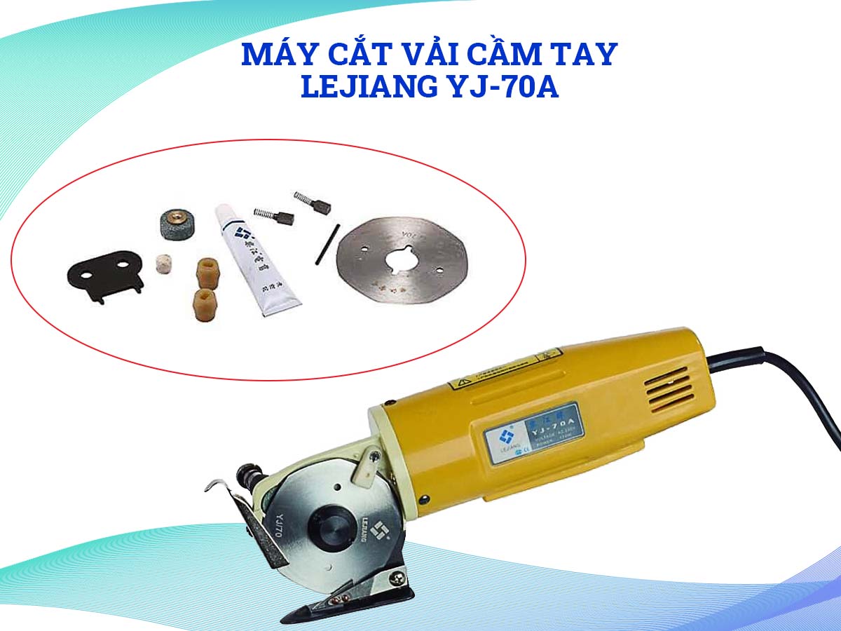 Máy Cắt vải LEJIANG dĩa 70. Máy Cắt Cầm Tay