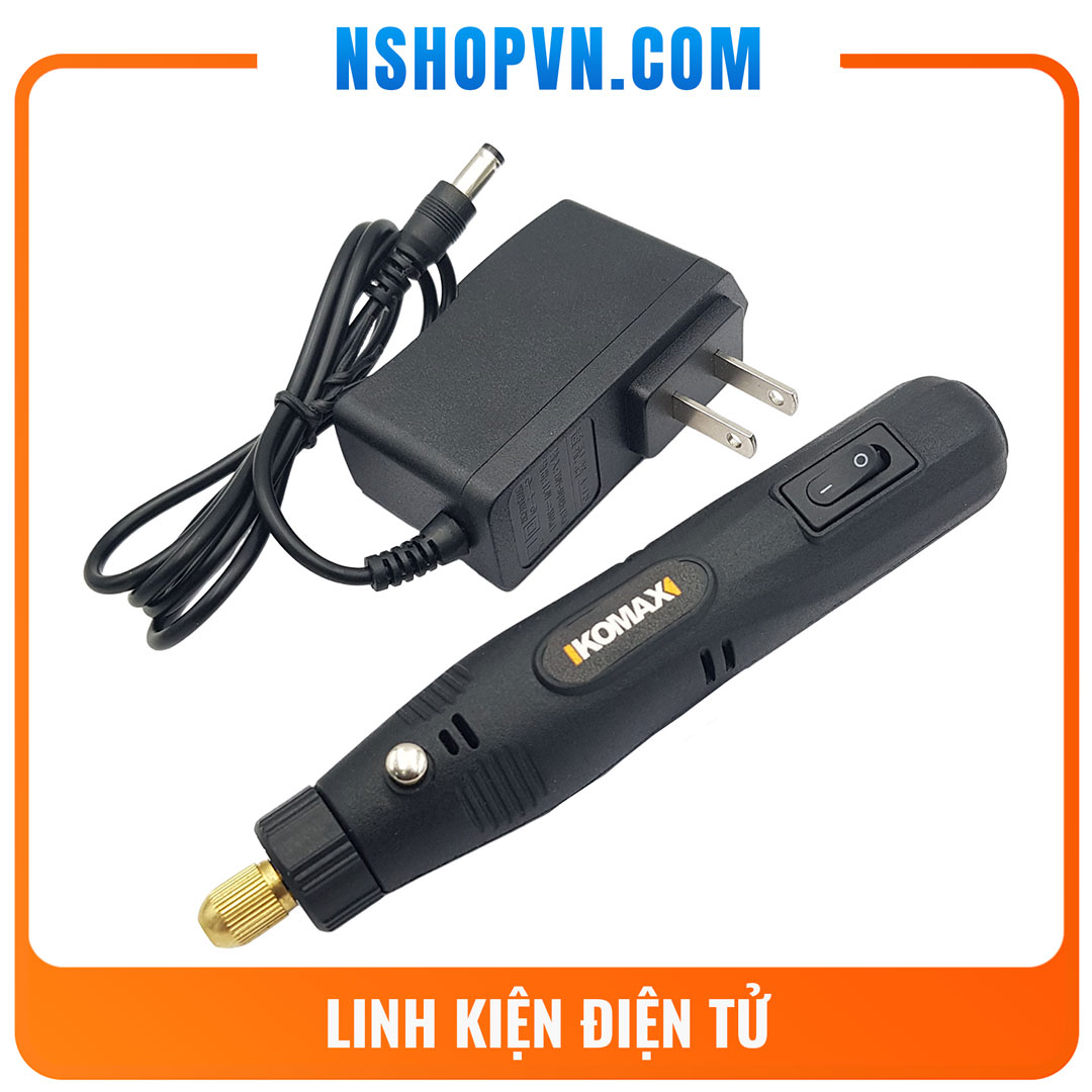 Máy mài khoan cắt mini cầm tay kèm nguồn KOMAX K30
