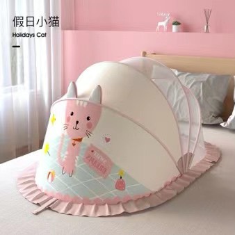 Màn chụp gấp gọn chống muỗi hình thú cho bé