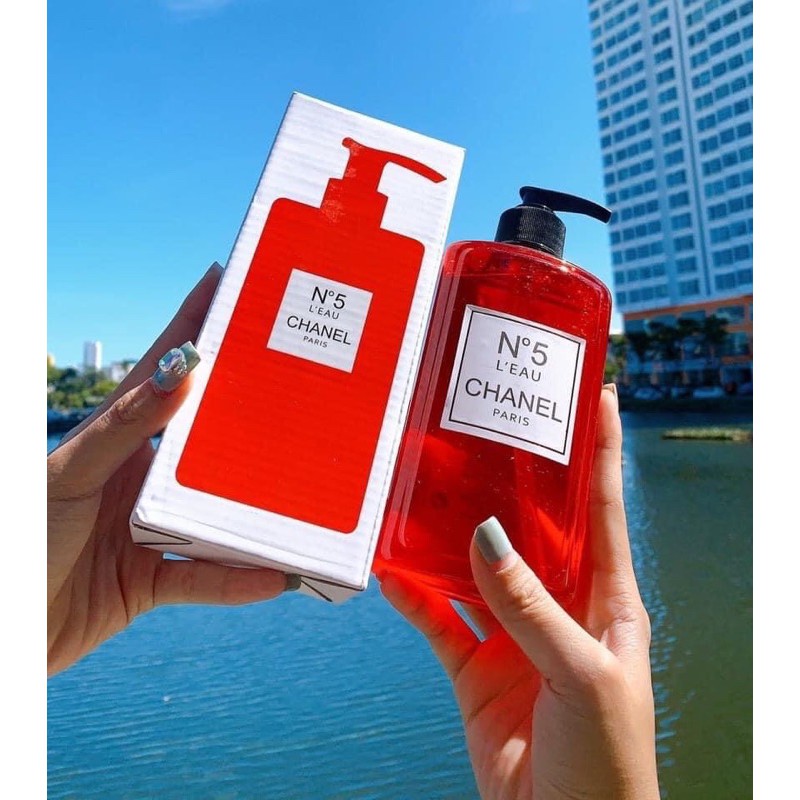 sữa tấm hương nước hoa NO5 đỏ 400ml