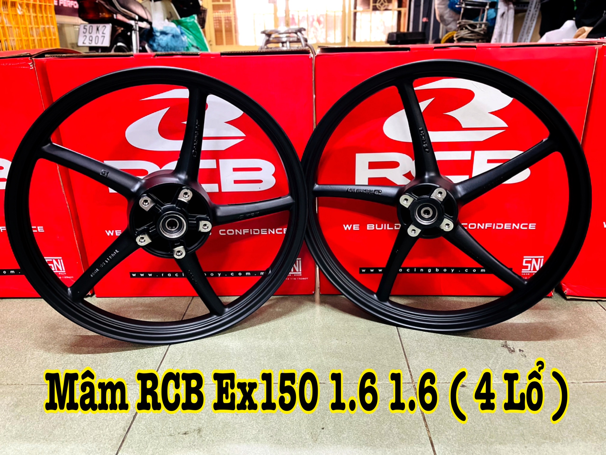 Mâm RCB Ex150 5 Cây 1.6 1.6 ( 4 Lổ ) Chính Hãng RCB Racing | Lazada.vn