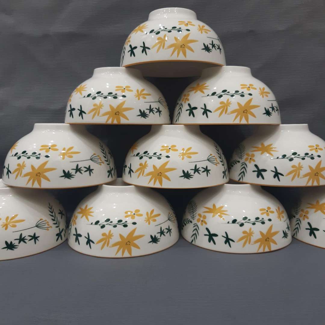 BỘ CHÉN SAO BIỂN Chén ăn cơm 11.5cm (Có 2 phân loại: Bộ 5 chén và bộ 10 chén)