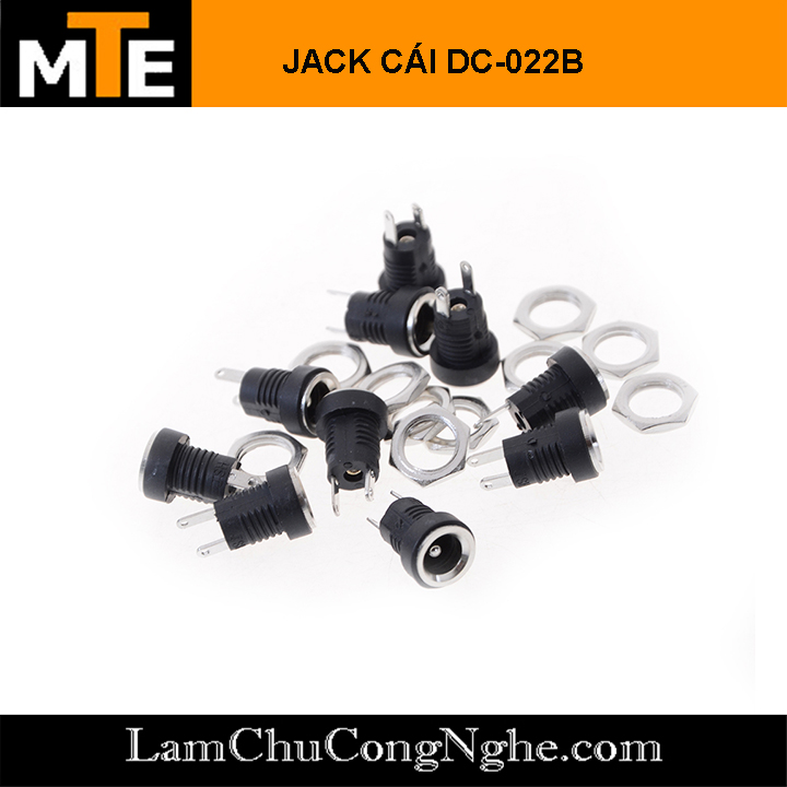 Combo 5 Jack nguồn DC CÁI tròn DC-022B