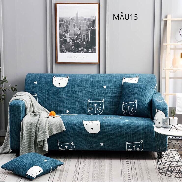 Áo bọc ghế sofa họa tiết