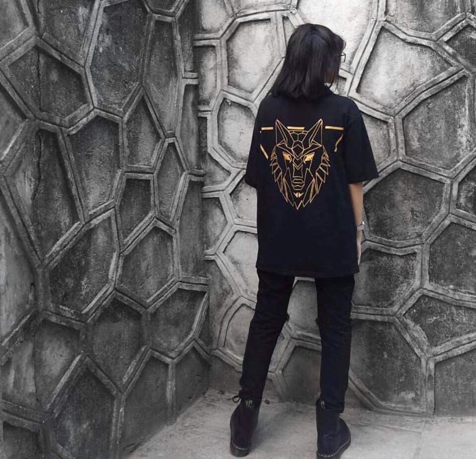 Áo thun nam nữ from rộng UNISEX thần sói