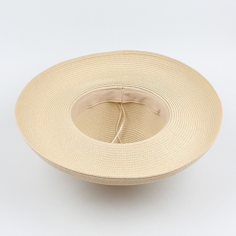 Mũ cói ( Nón cói) lồng đèn nơ sau xinh xắn (SH26)